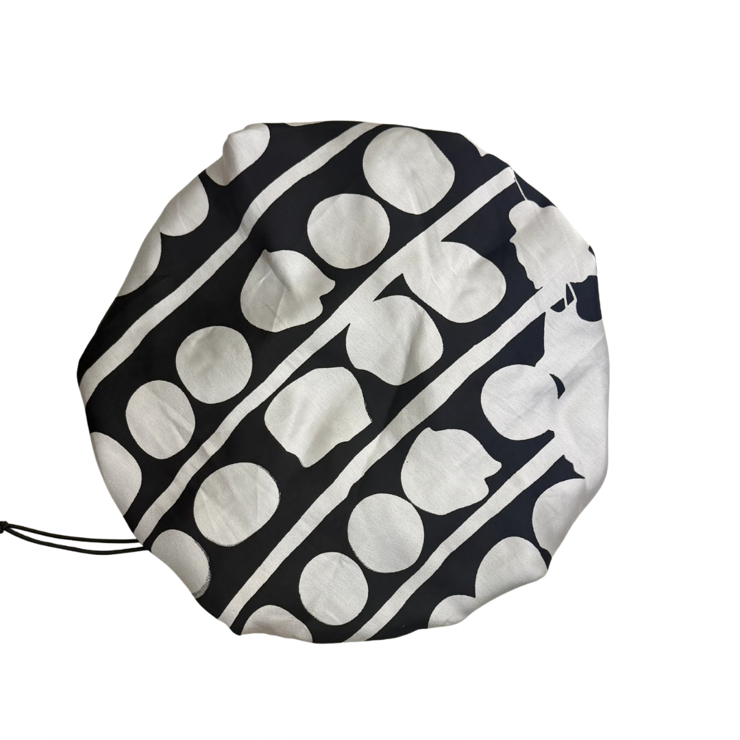 Adjustable Silk and Satin Bonnet