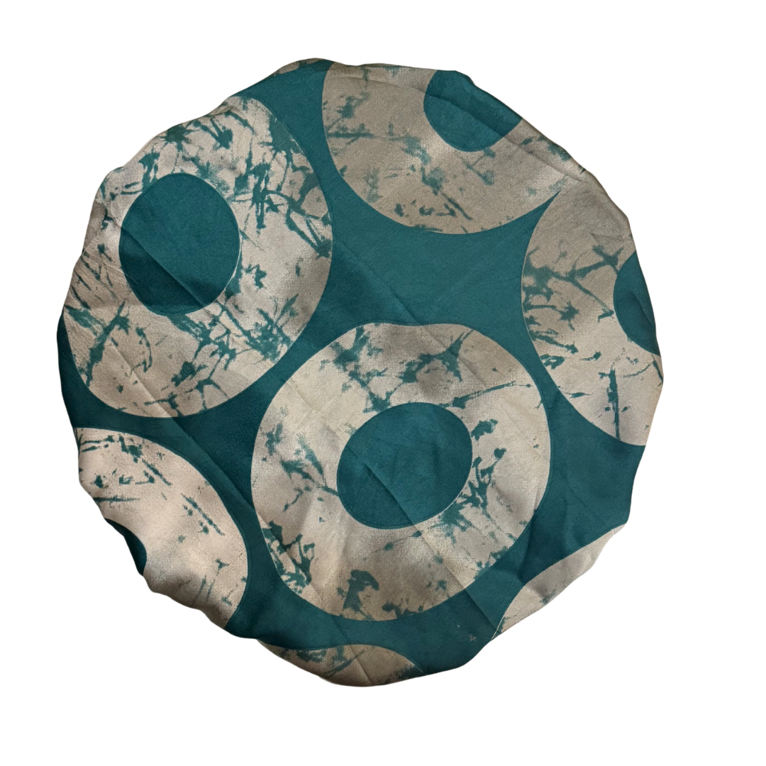 Large Silk and Satin Bonnet