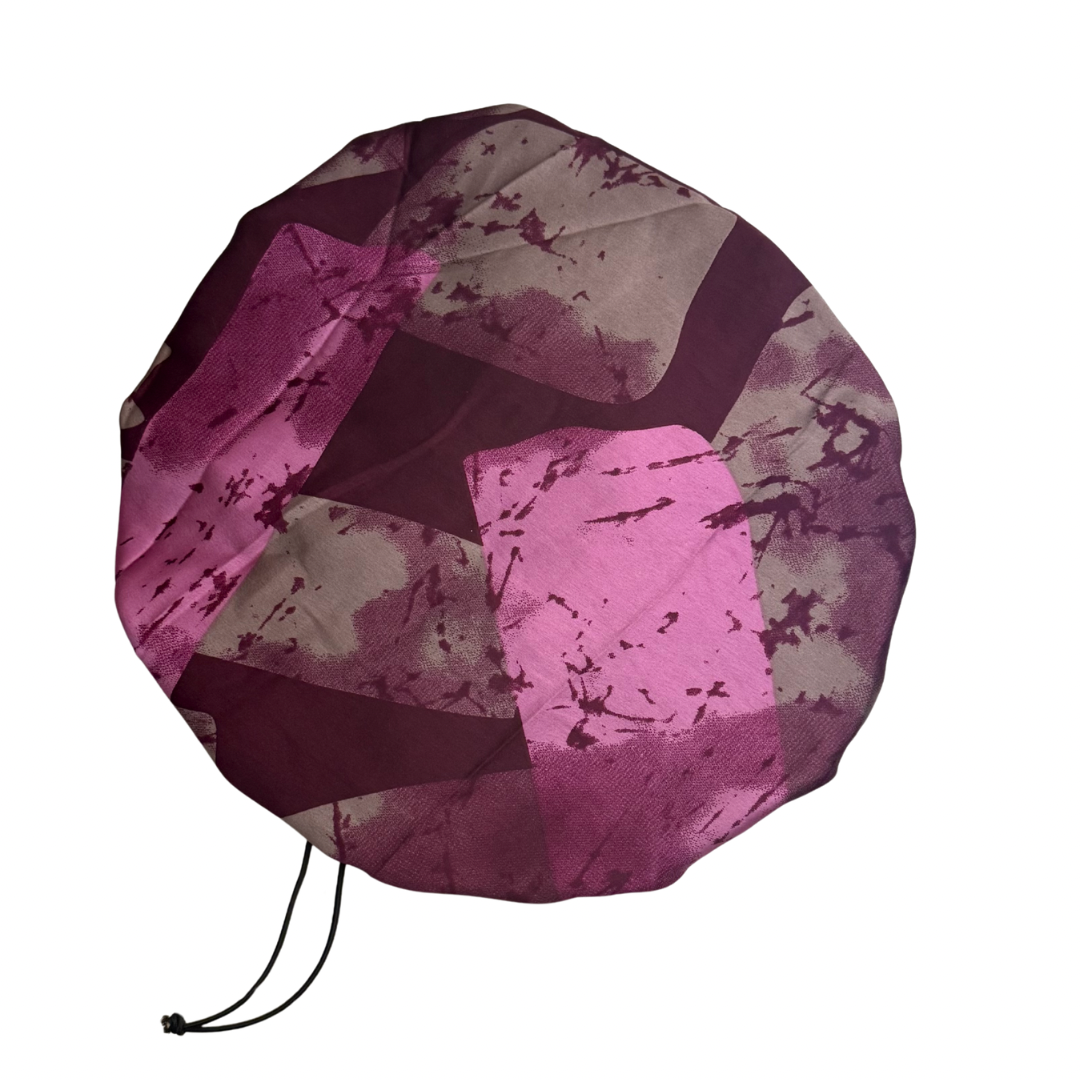 Adjustable Silk and Satin Bonnet